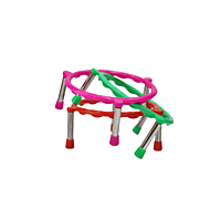 Single Ring Matka/ Pot Stand with Stainless Steel Leg