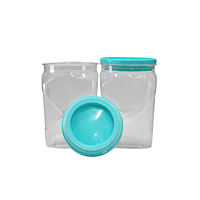 Premium Quality Air Tight 1500 ML 2 Pcs Jar Set