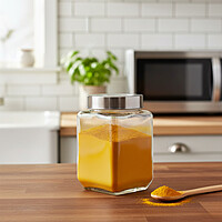 Square Glass Storage Jar 800ml