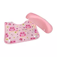 Silicone Baby Detachable Waterproof Apron Bibs