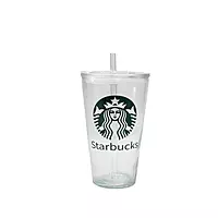 Starbucks Glass Tumbler with Straw