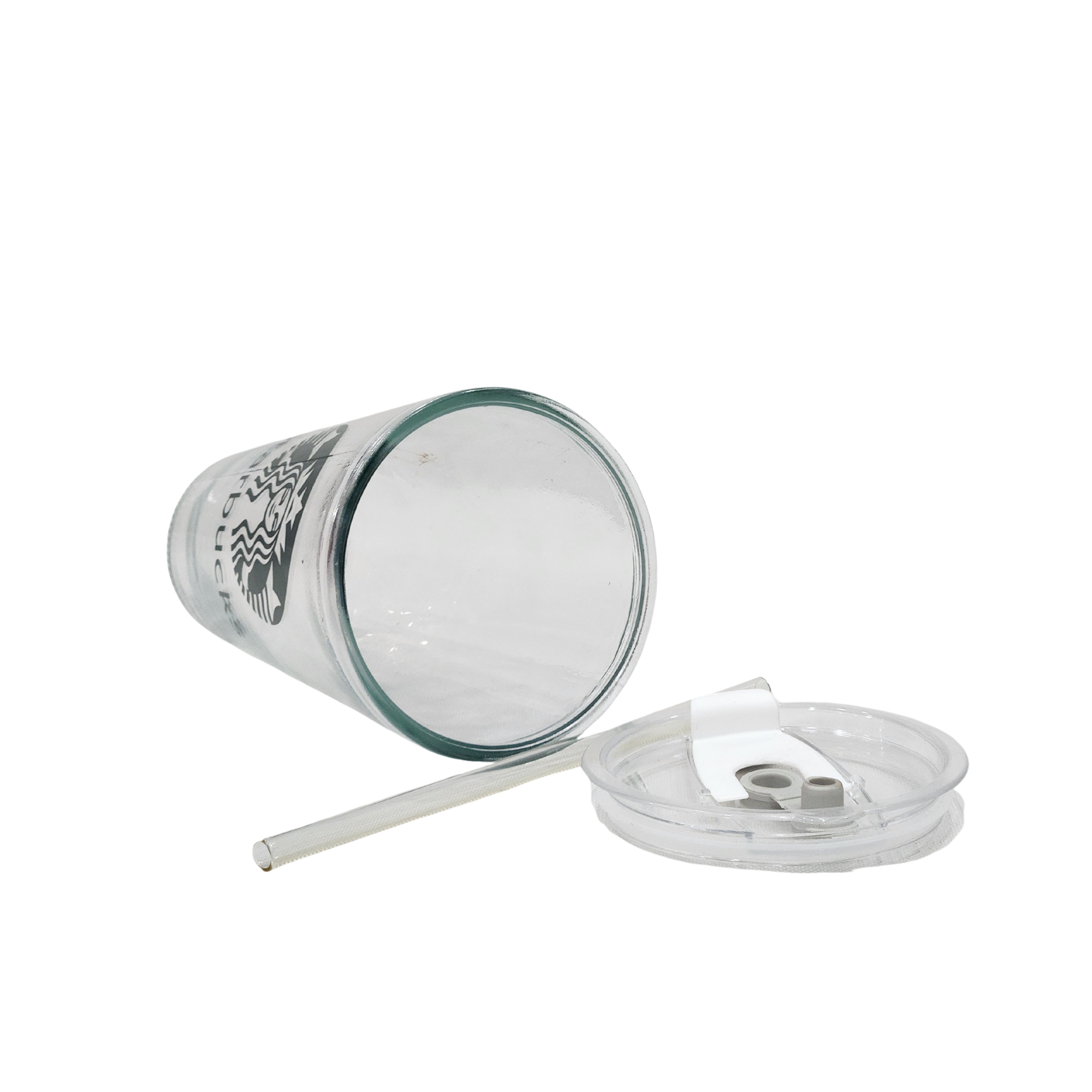 Starbucks Glass Tumbler with Straw