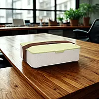 Single Layer Double Compartment Lunch Box