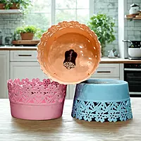 Laser Cut Designer Multicolor Assorted Basket