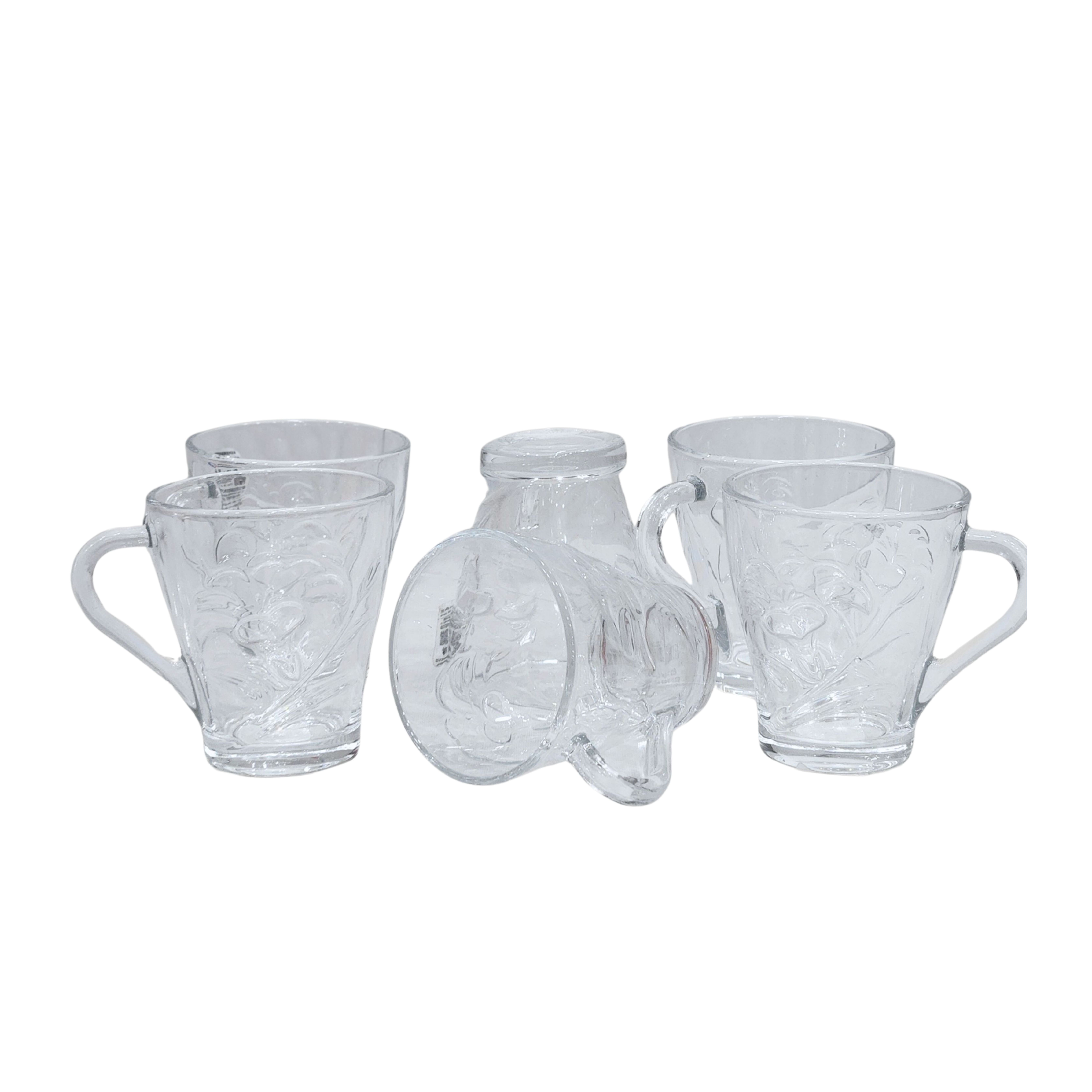Turkish Glass Tea Mug with handle