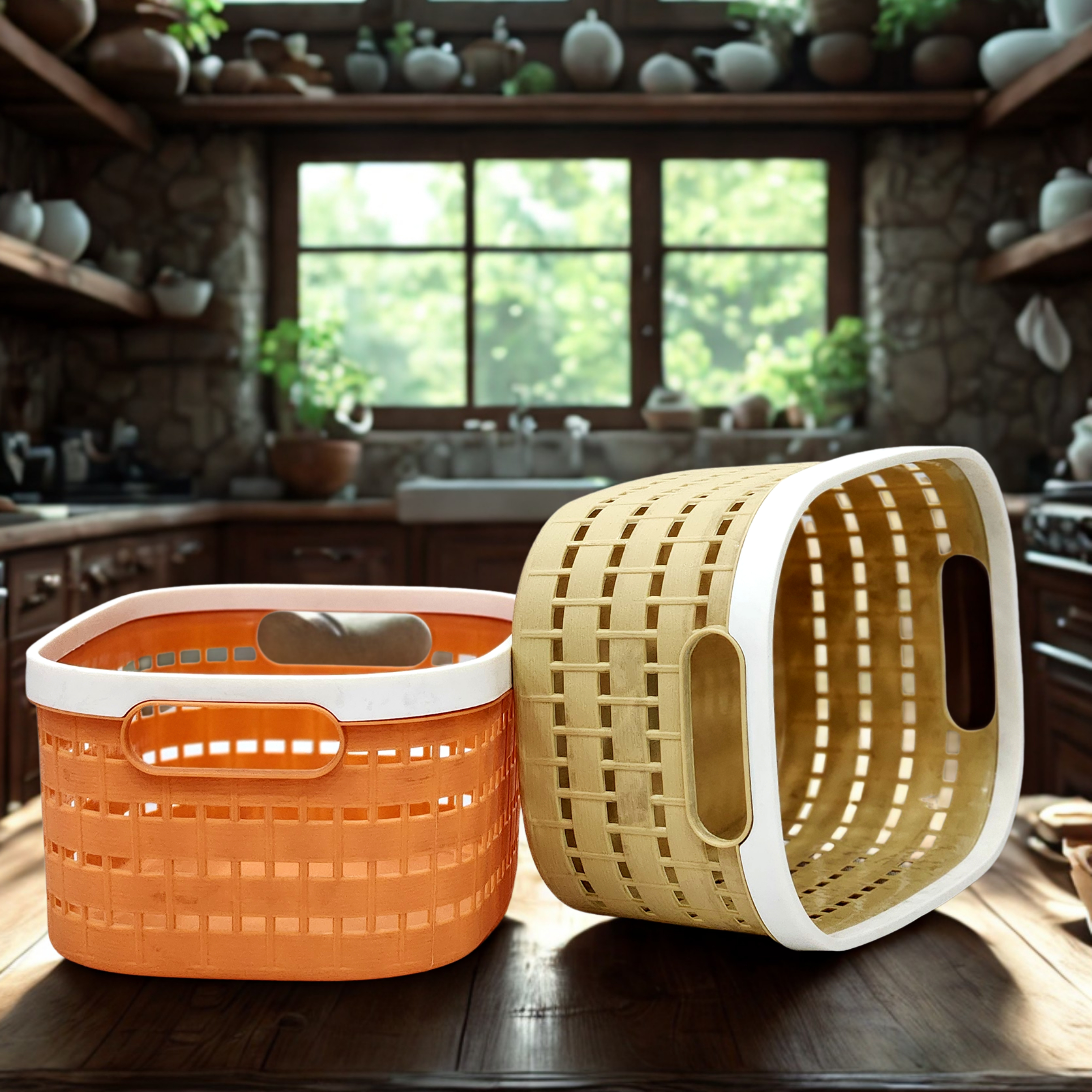 Plastic Storage Basket