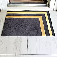 Gray Soft Rug Carpet Printed 23.5*15 inch