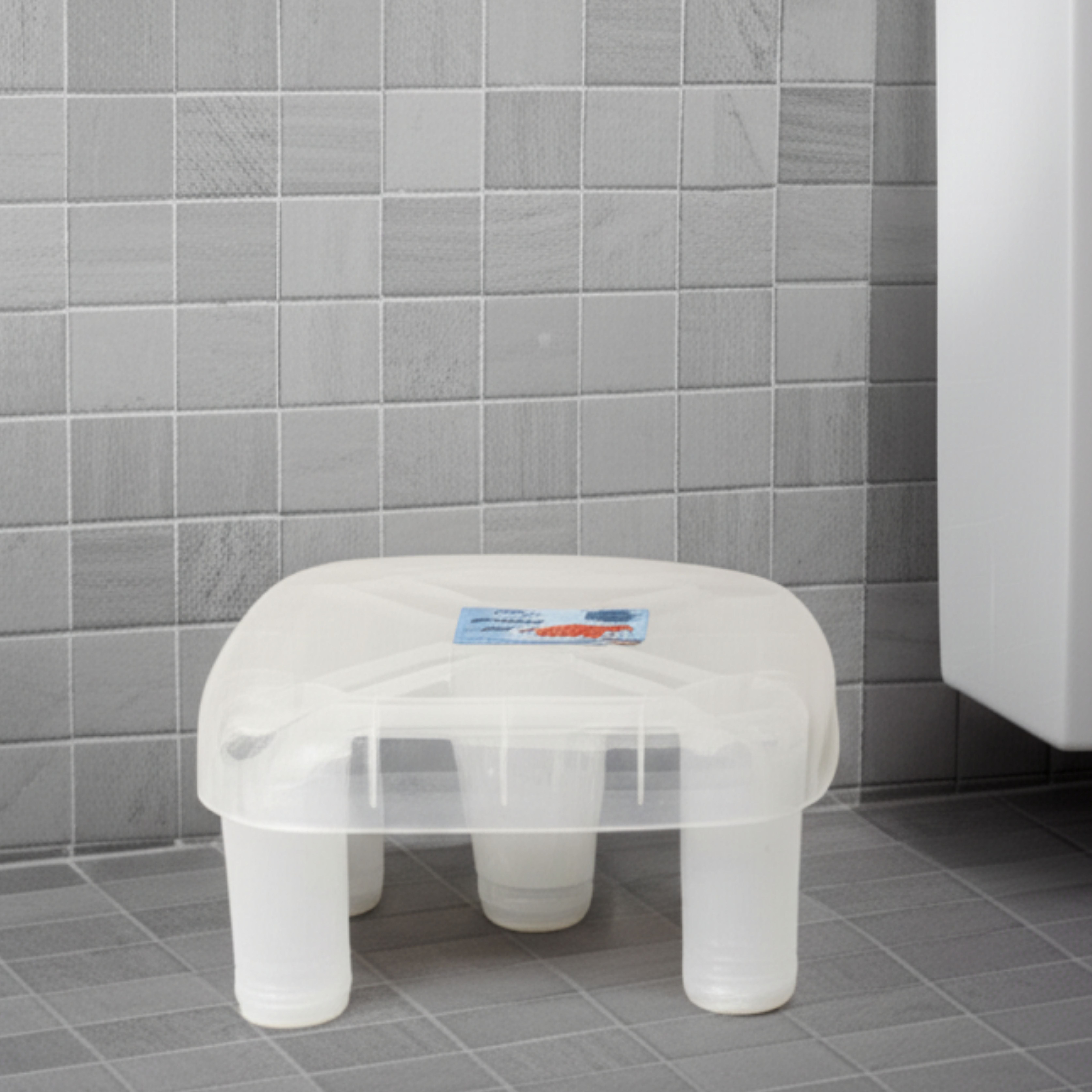 Kerolin Plastic Transparent Stool