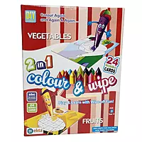 Vegetable 2 in 1 Colour and Wipe